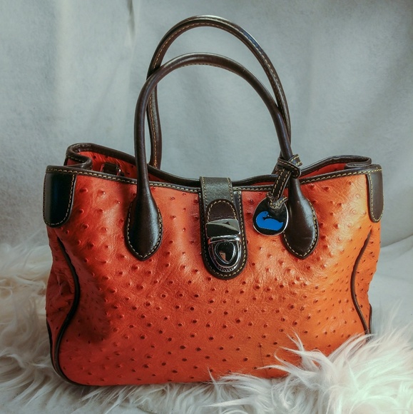 Dooney & Bourke Handbags - Authentic ostrich Dooney & Bourke purse handbag